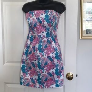 Vineyard Vines Strapless Dress, Sz 4, NEW